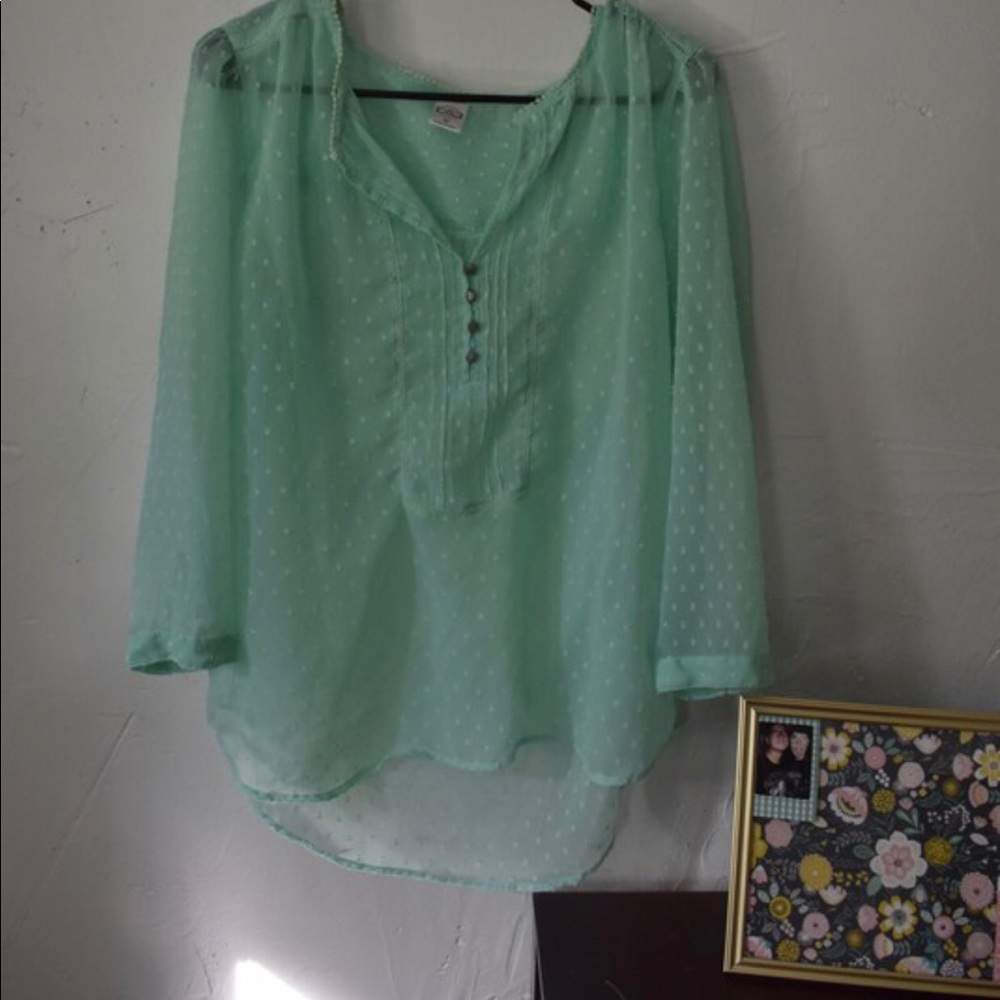 Sheer Boho Top